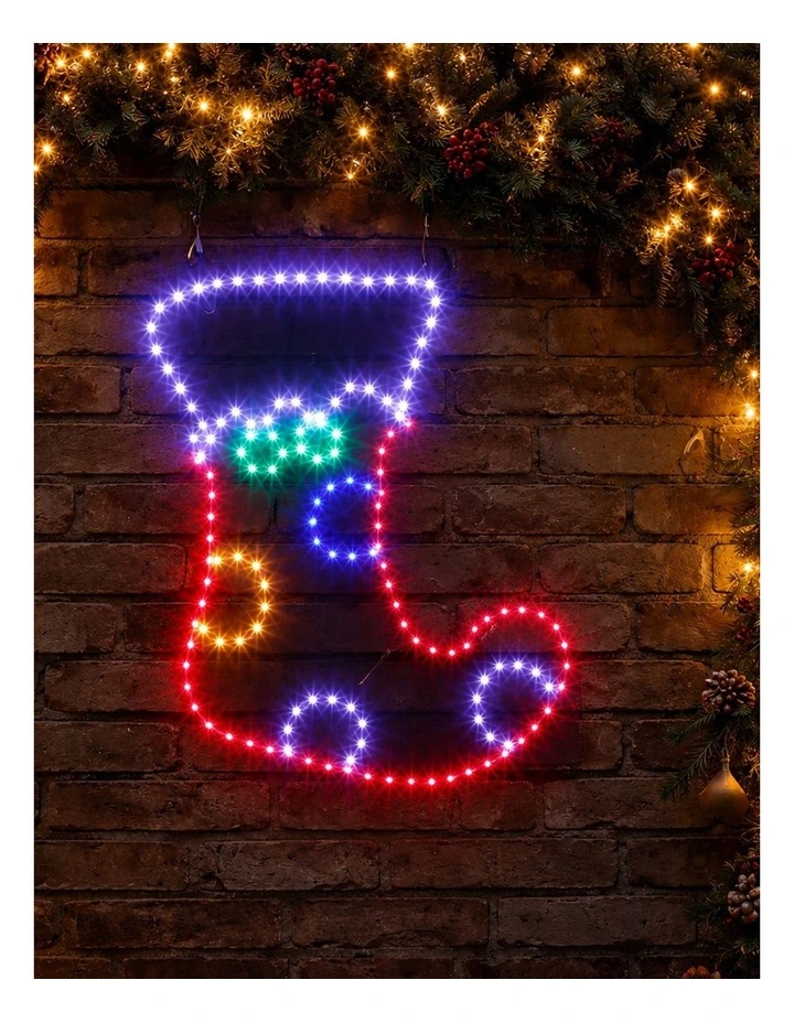 45X41CM Dewdrop Christmas Stocking Silhouette image 3