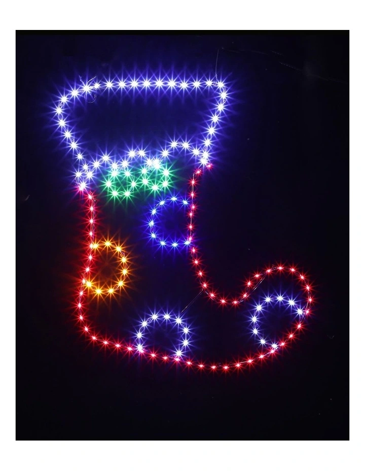 45X41CM Dewdrop Christmas Stocking Silhouette image 4