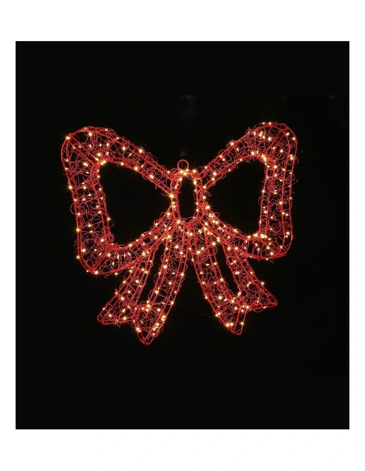 3D Red Lit Bow Small image 4
