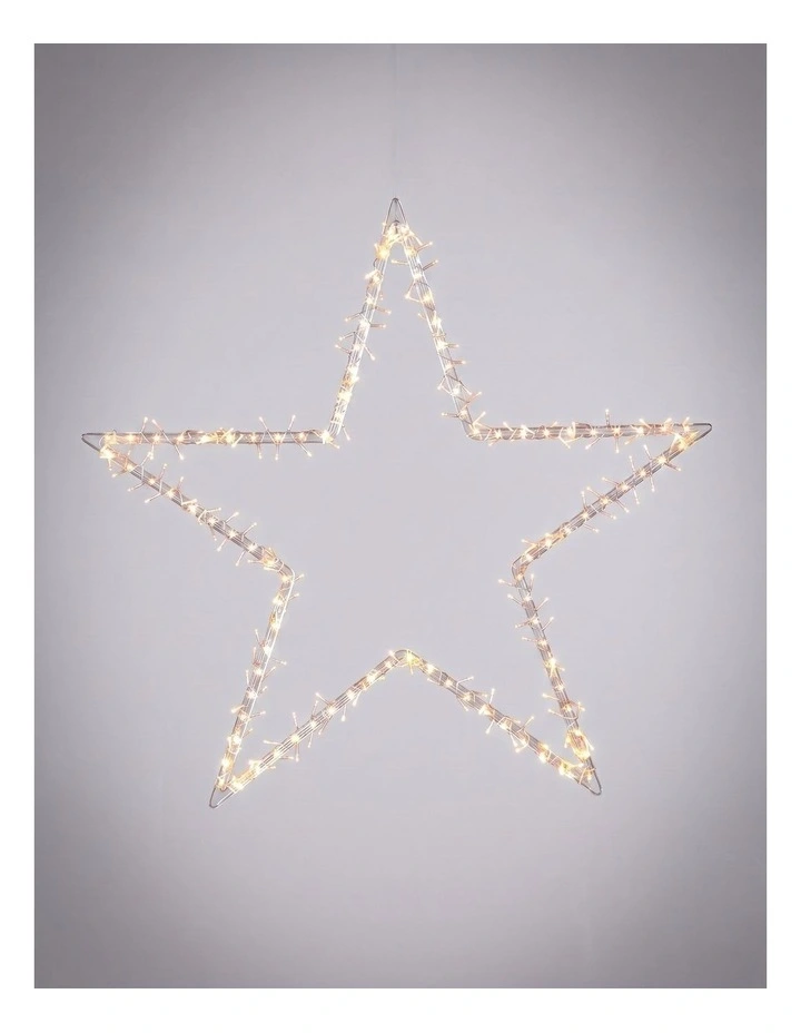 1M Star with shooting Effect Amber Warm White image 1