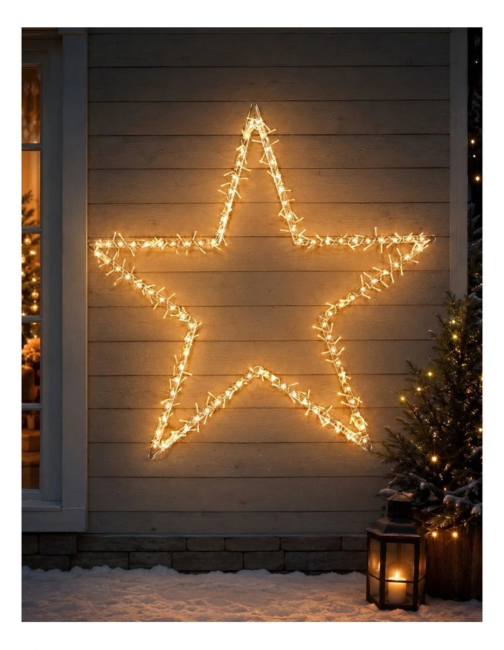 1M Star with shooting Effect Amber Warm White image 4