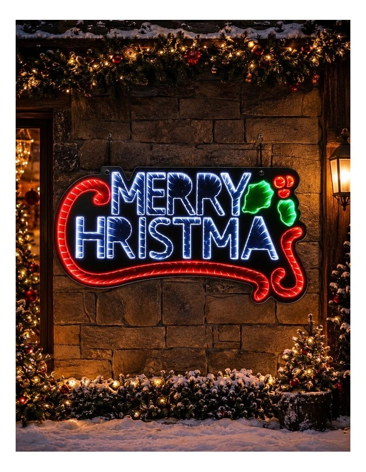 Hanging Infinity Merry Christmas - H47cm image 4