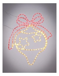 85x70CM Christmas Bauble Silhouette