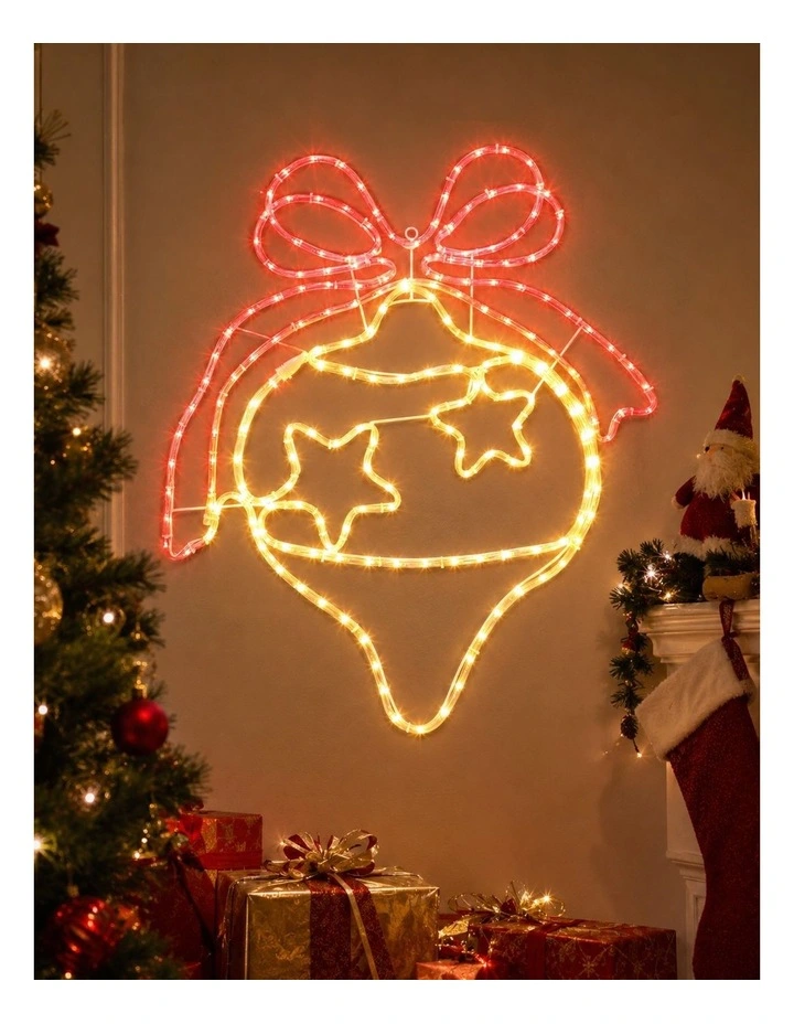 85x70CM Christmas Bauble Silhouette image 3