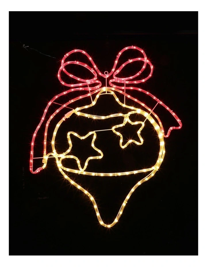 85x70CM Christmas Bauble Silhouette image 4