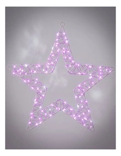 45CM Mesh Star Pink