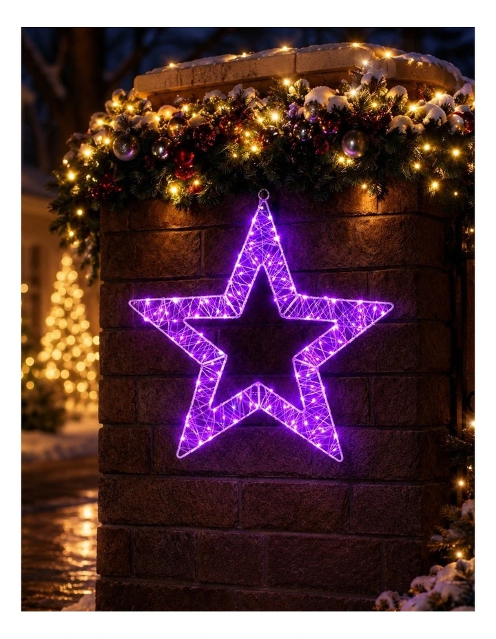 45CM Mesh Star Pink image 2