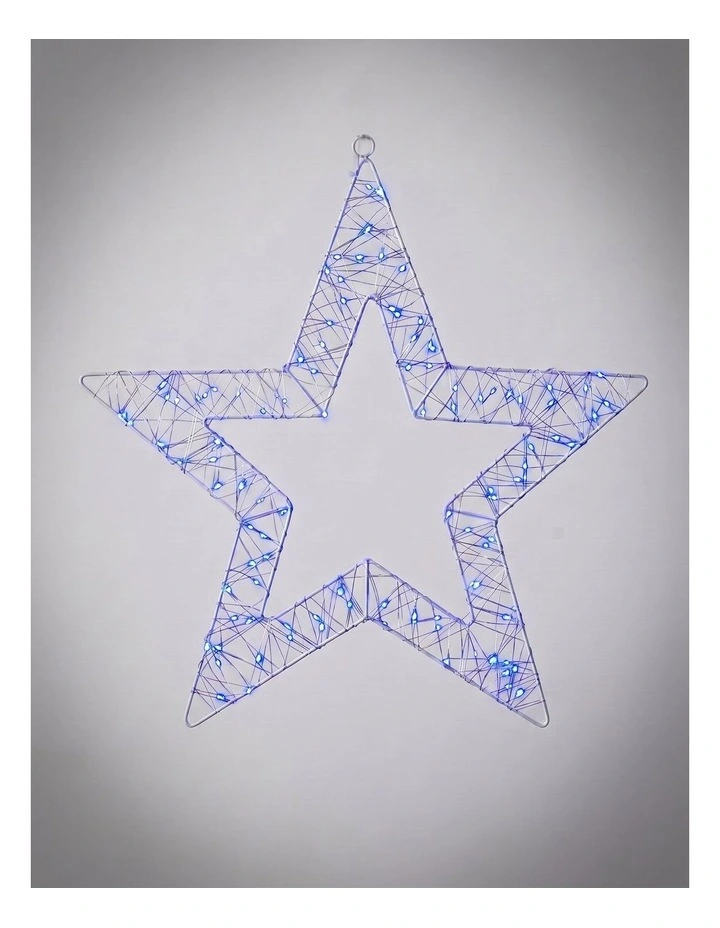 45CM Mesh Star Blue image 1