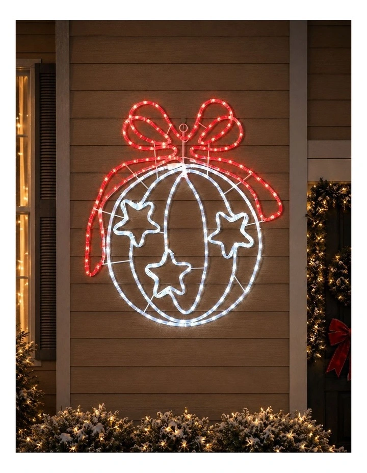 79x74CM Christmas Bauble Silhouette image 2