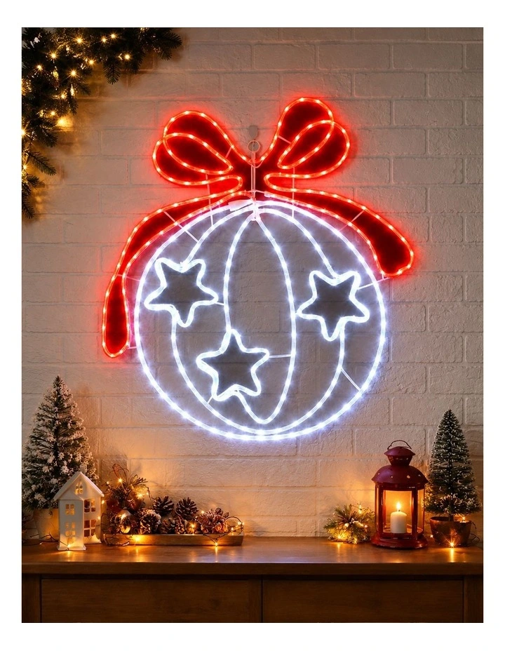 79x74CM Christmas Bauble Silhouette image 5
