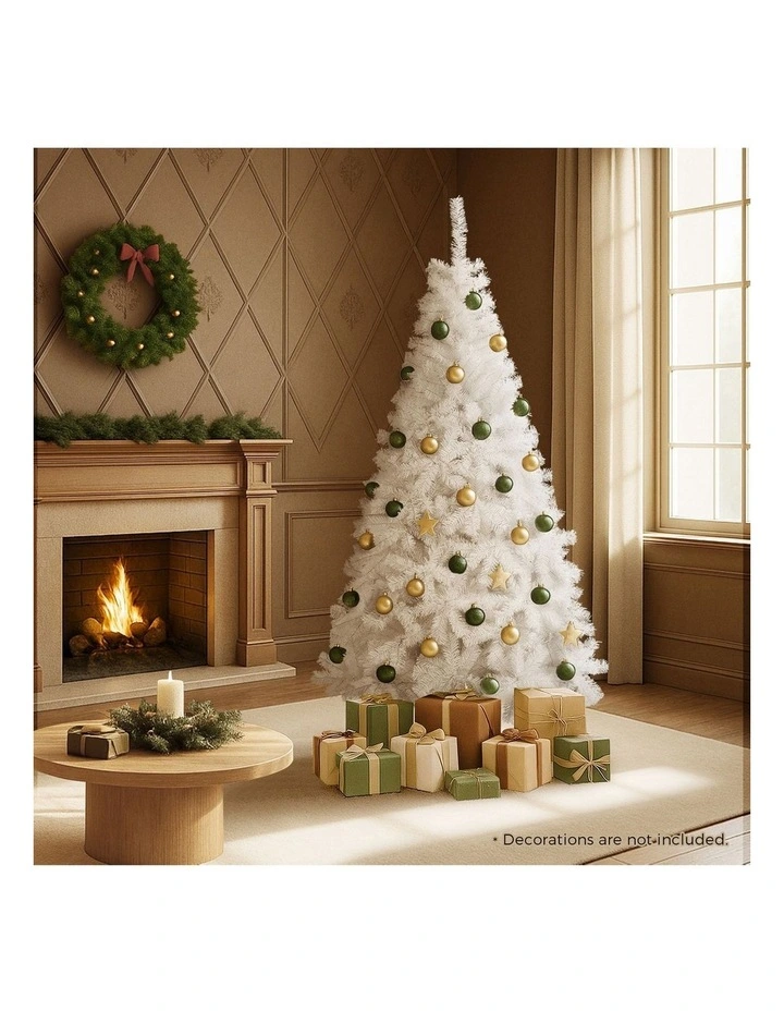 Tinseltown White Christmas Tree 2.1M 7FT Xmas Trees Decoration 1000tips image 4