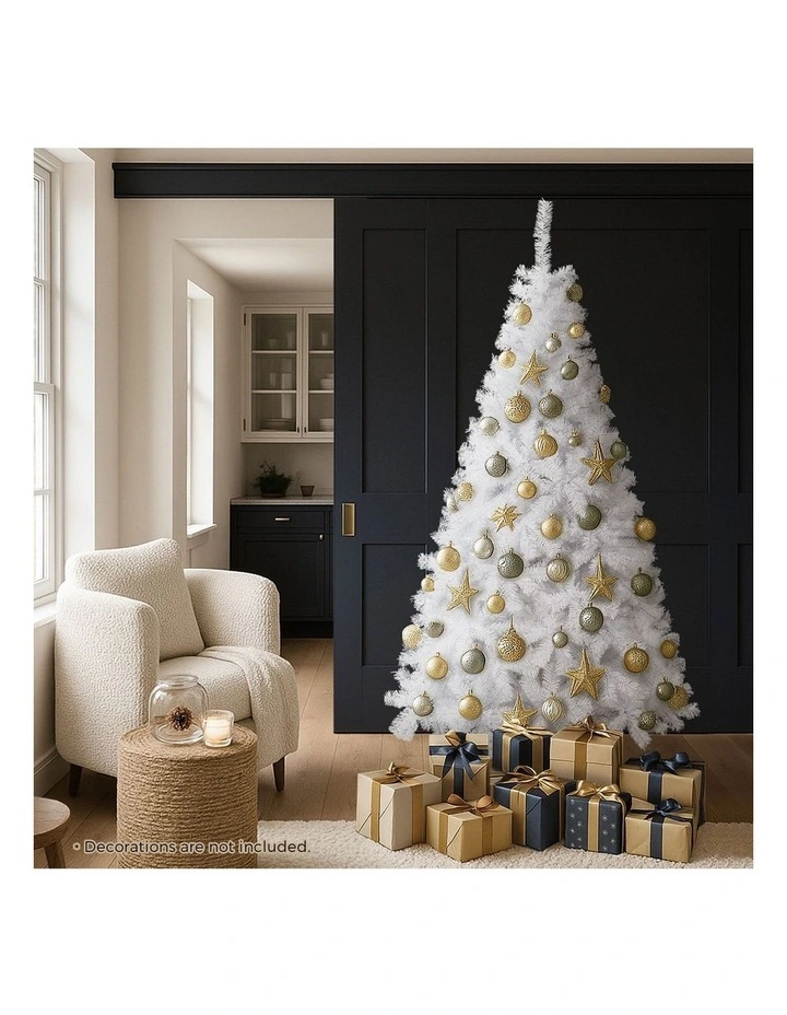 Tinseltown White Christmas Tree 2.1M 7FT Xmas Trees Decoration 1000tips image 6