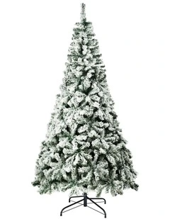Tinseltown Christmas Tree 1.8M 6FT Xmas Trees Decor White Snow Flocked