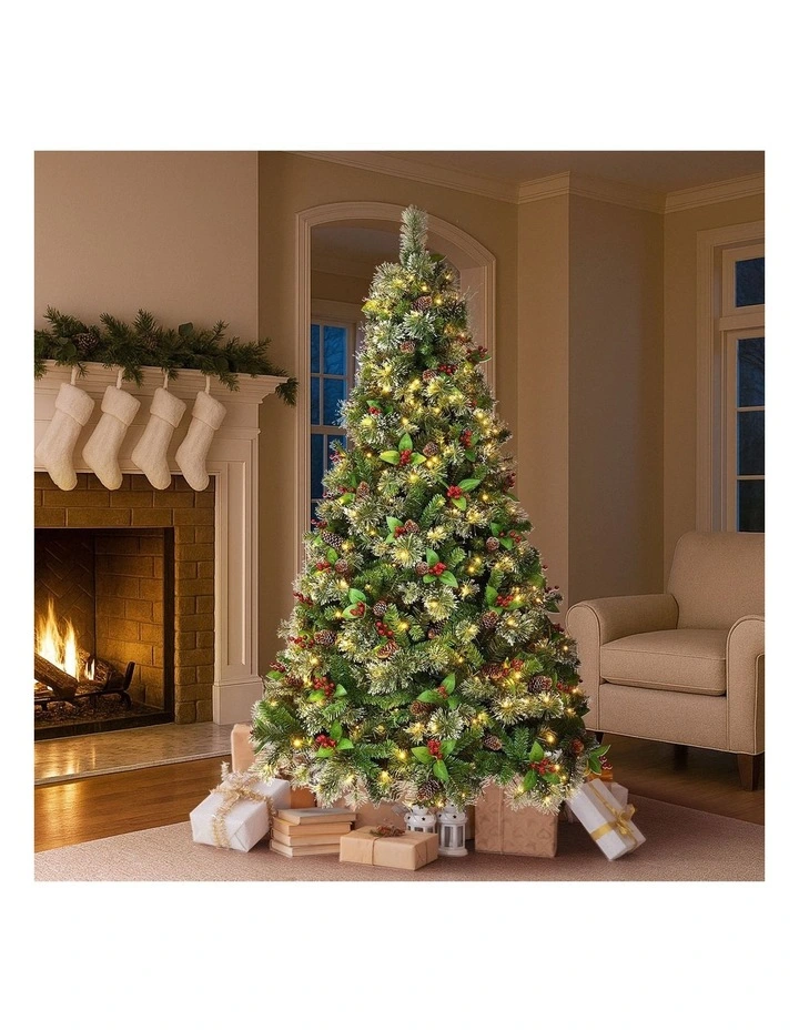 Tinseltown LED Christmas Tree 1.8M 6FT with Lights Ornaments Xmas Decor Green image 4