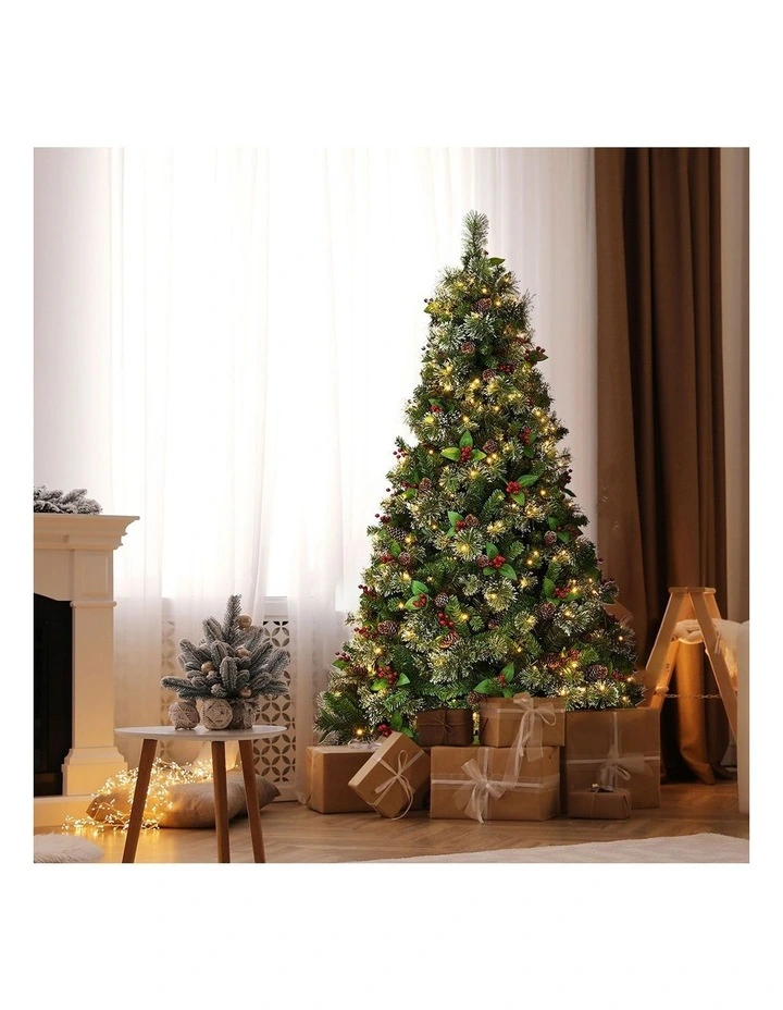 Tinseltown LED Christmas Tree 1.8M 6FT with Lights Ornaments Xmas Decor Green image 7