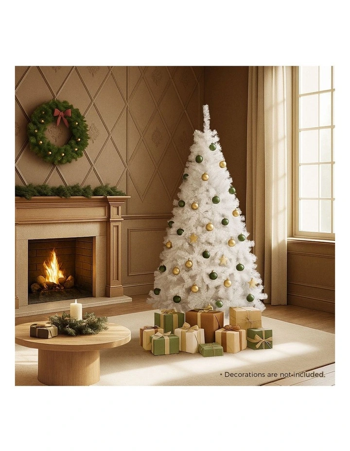 Tinseltown White Christmas Tree 1.8M 6FT Xmas Trees Decoration 650tips image 4