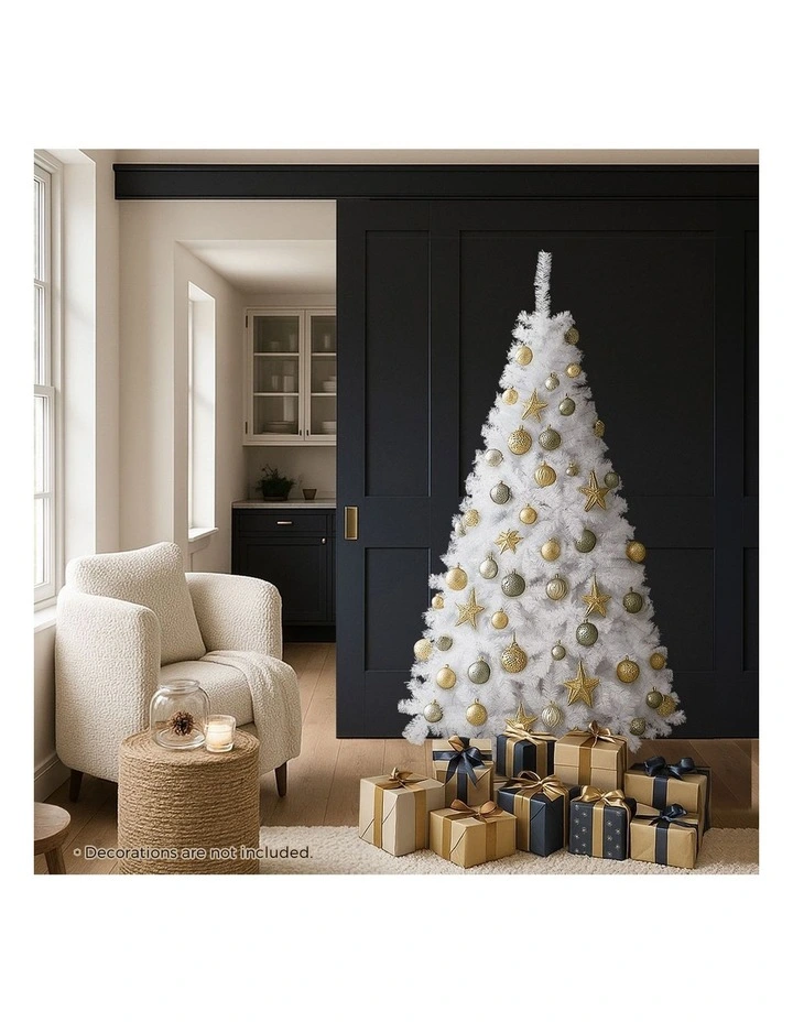Tinseltown White Christmas Tree 1.8M 6FT Xmas Trees Decoration 650tips image 6