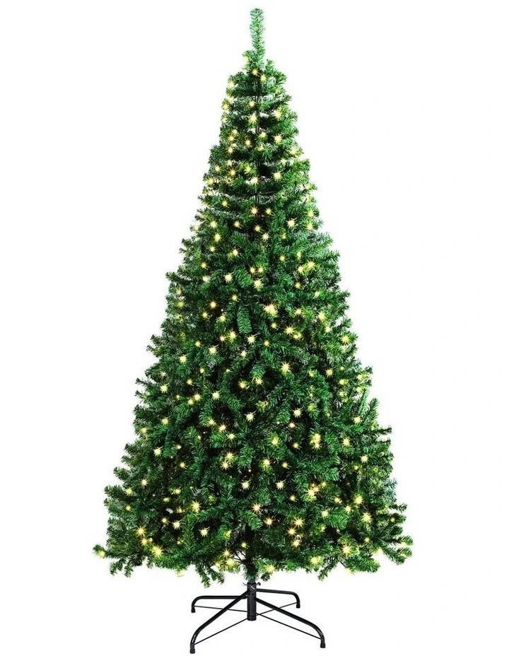 Tinseltown LED Christmas Tree 1.8M 6FT Xmas Trees Decorations Green 830 Tips image 1