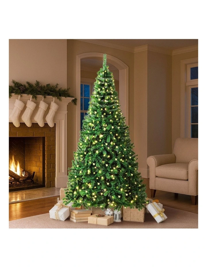 Tinseltown LED Christmas Tree 1.8M 6FT Xmas Trees Decorations Green 830 Tips image 4