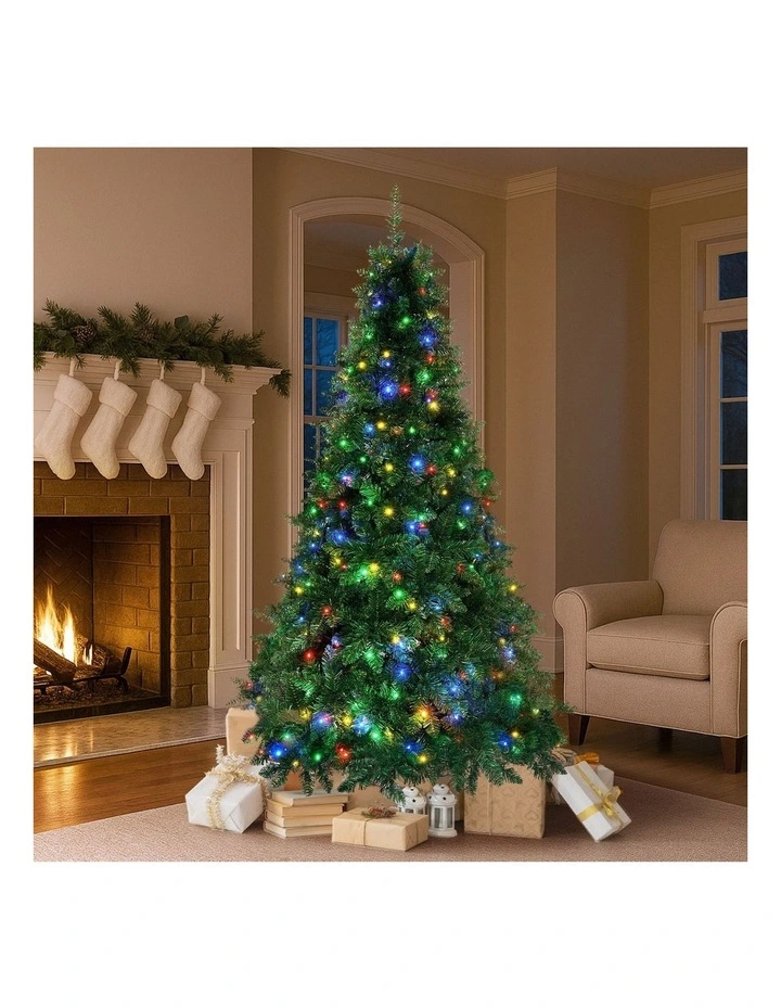 Tinseltown LED Christmas Tree 2.1M 7FT Multi Colour Lights 8 Flash Modes image 4