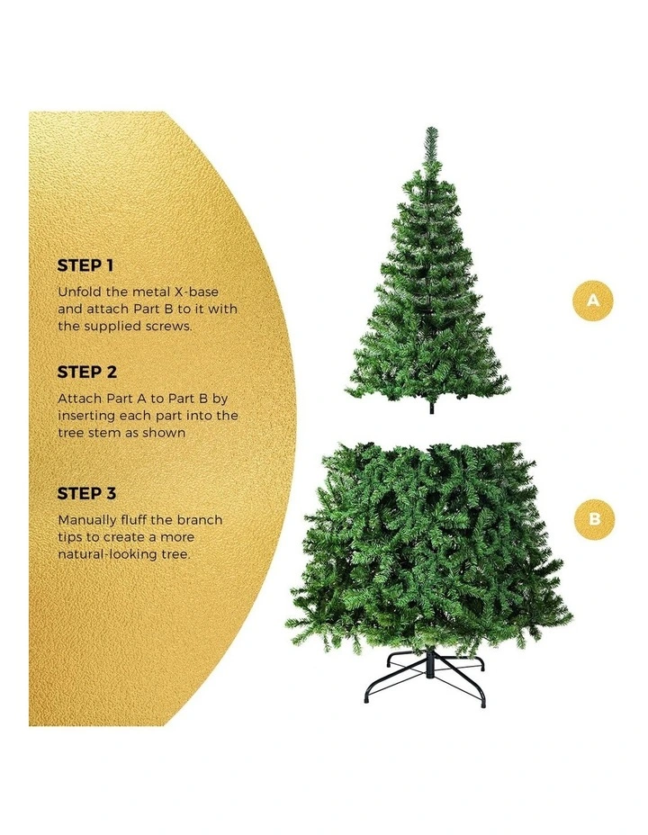Tinseltown Christmas Tree 1.5M 5FT Xmas Trees Decorations Green image 5