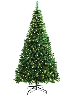 Tinseltown LED Christmas Tree 2.4M 8FT Xmas Trees Decorations Green 1450 Tips