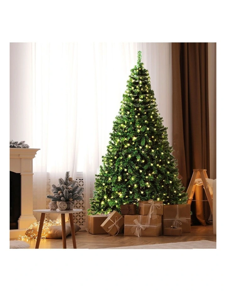 Tinseltown LED Christmas Tree 2.4M 8FT Xmas Trees Decorations Green 1450 Tips image 7