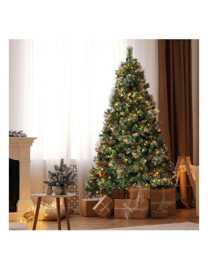 Tinseltown LED Christmas Tree 2.1M 7FT with Lights Ornaments Xmas Decor Green image 7
