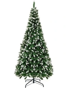 Tinseltown Christmas Tree 1.8M 6FT Xmas Trees Snowy Decorations Green 800 Tips