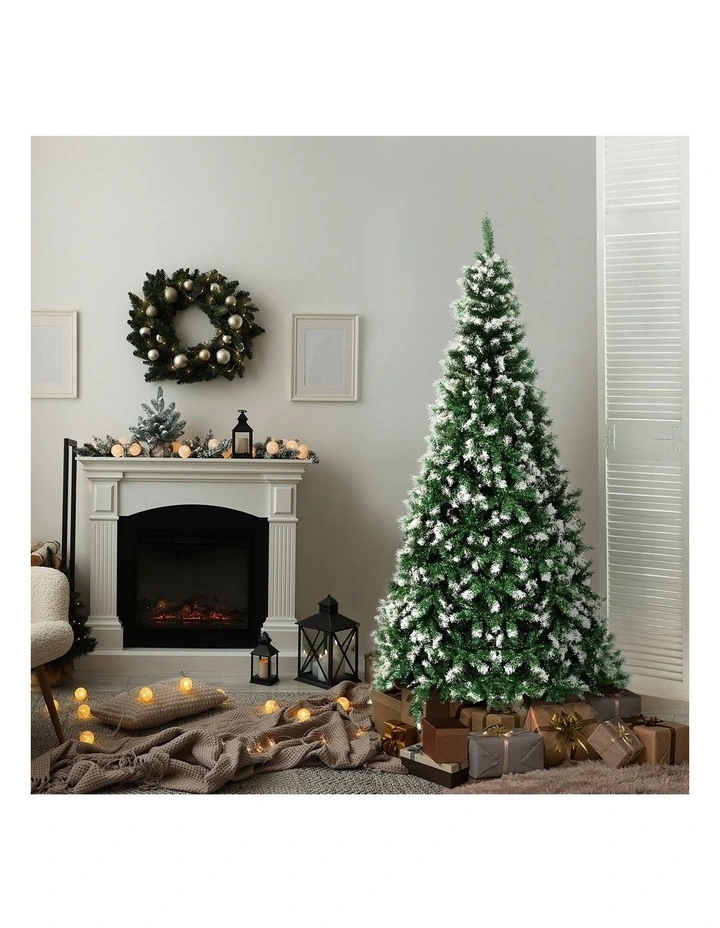 Tinseltown Christmas Tree 1.8M 6FT Xmas Trees Snowy Decorations Green 800 Tips image 4