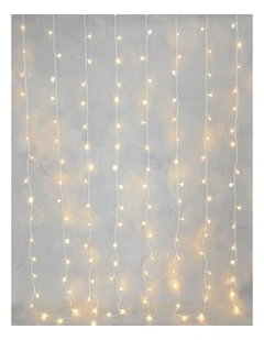 160 LED Connectable Curtain Light - Warm White