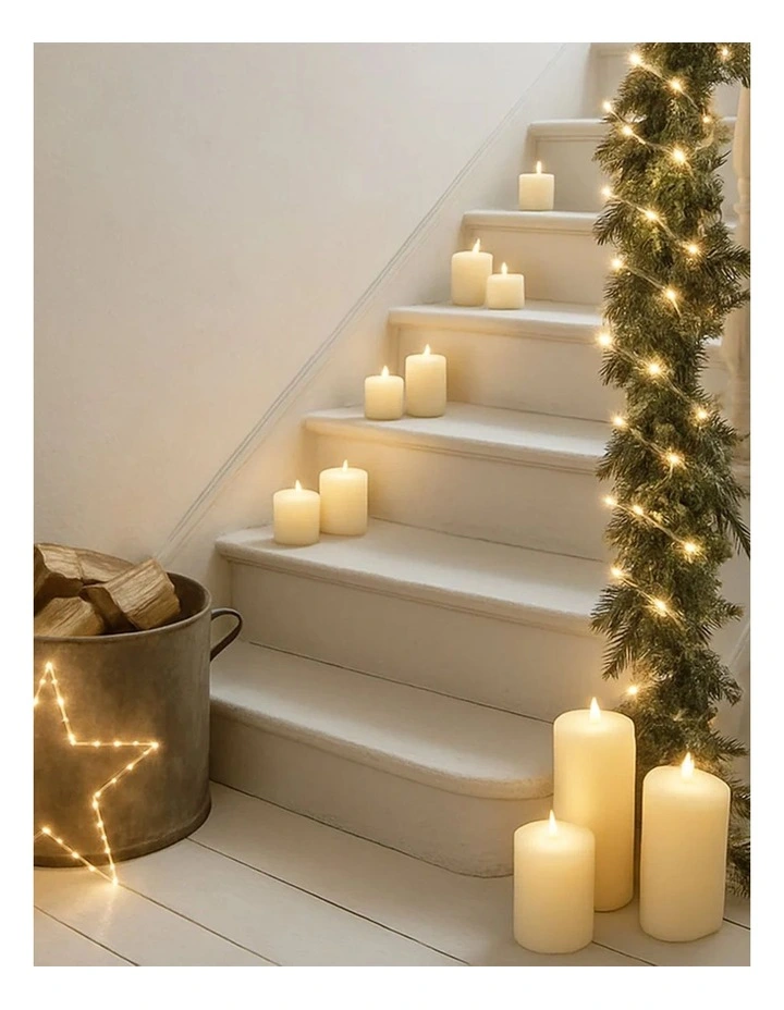 200 LED Waterfall Effect Twister Lights - Warm White image 4