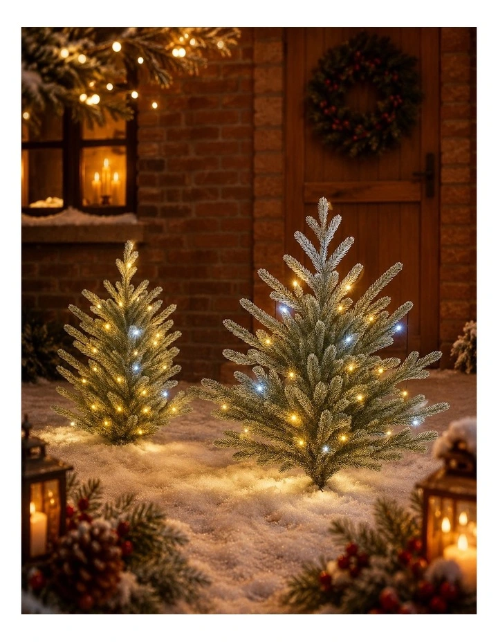 520 LED Connectable Fairy Light Chain Clear Cable - Warm White   White image 3