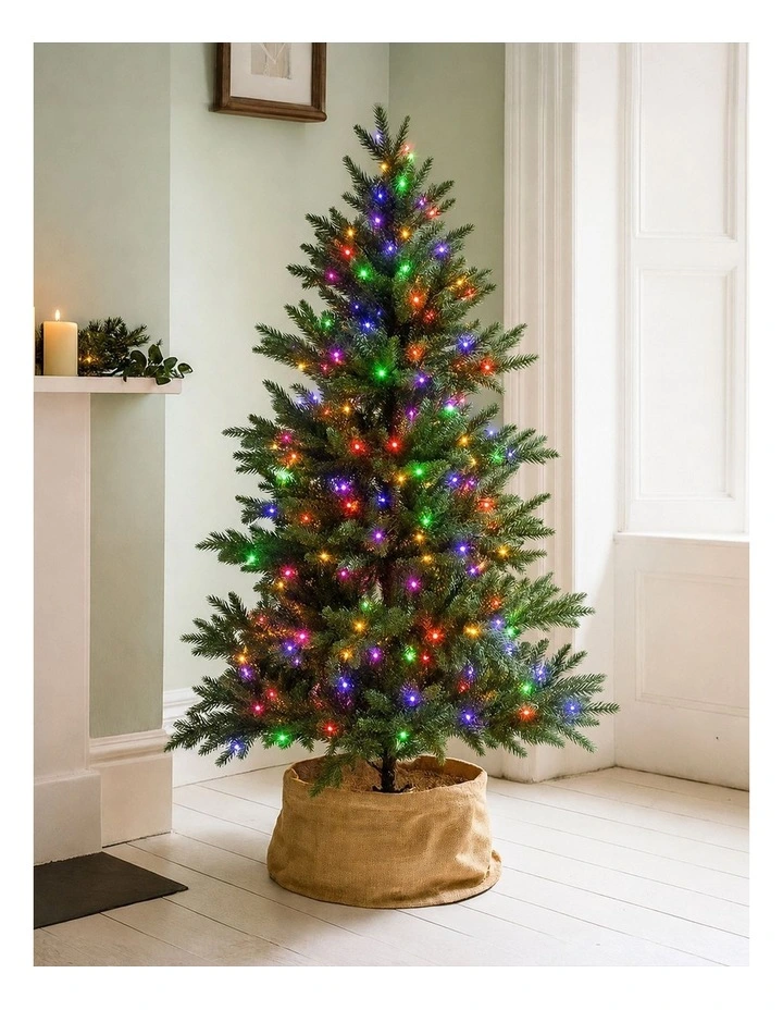 240 LED Fairy Light Chain Clear Cable - Multicolor image 4