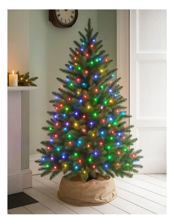 240 LED Fairy Light Chain Dark Green Cable - Multicolor image 2