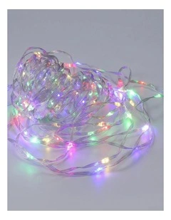 200 LED Waterfall Effect Twister Lights - Multicolour