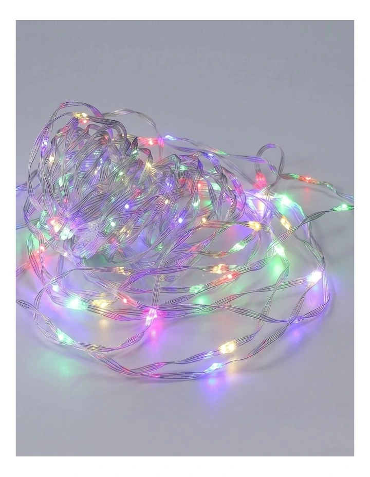 200 LED Waterfall Effect Twister Lights - Multicolour image 1