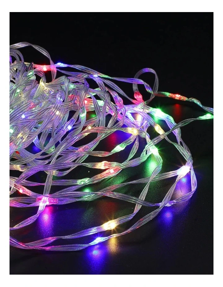 200 LED Waterfall Effect Twister Lights - Multicolour image 2