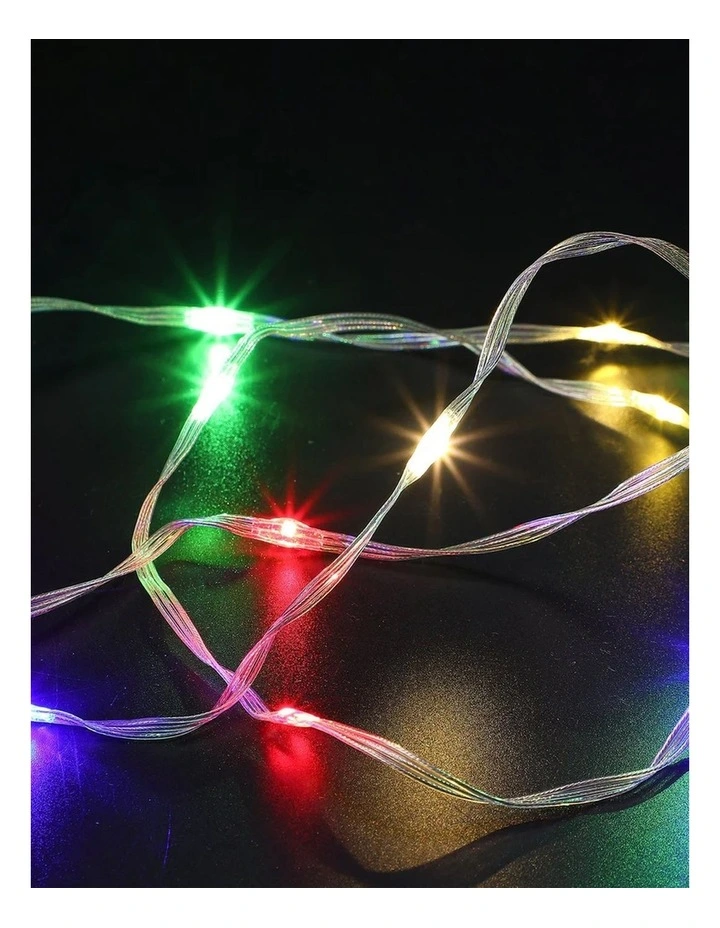 200 LED Waterfall Effect Twister Lights - Multicolour image 3