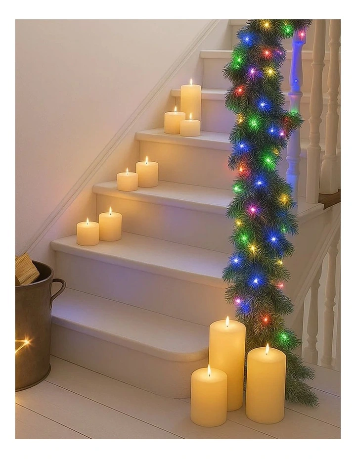 200 LED Waterfall Effect Twister Lights - Multicolour image 4