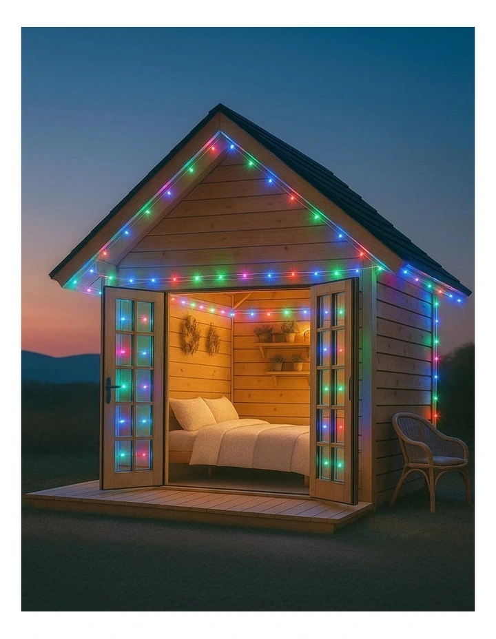 200 LED Waterfall Effect Twister Lights - Multicolour image 5