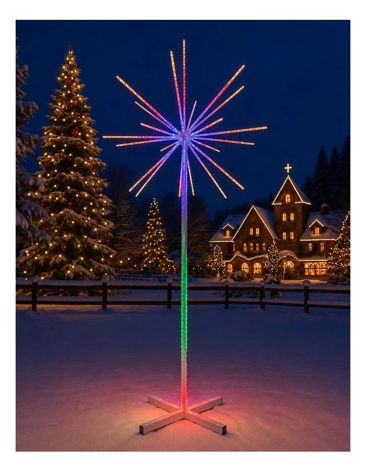 3.5m 3D Fireworks Standing Light image 2