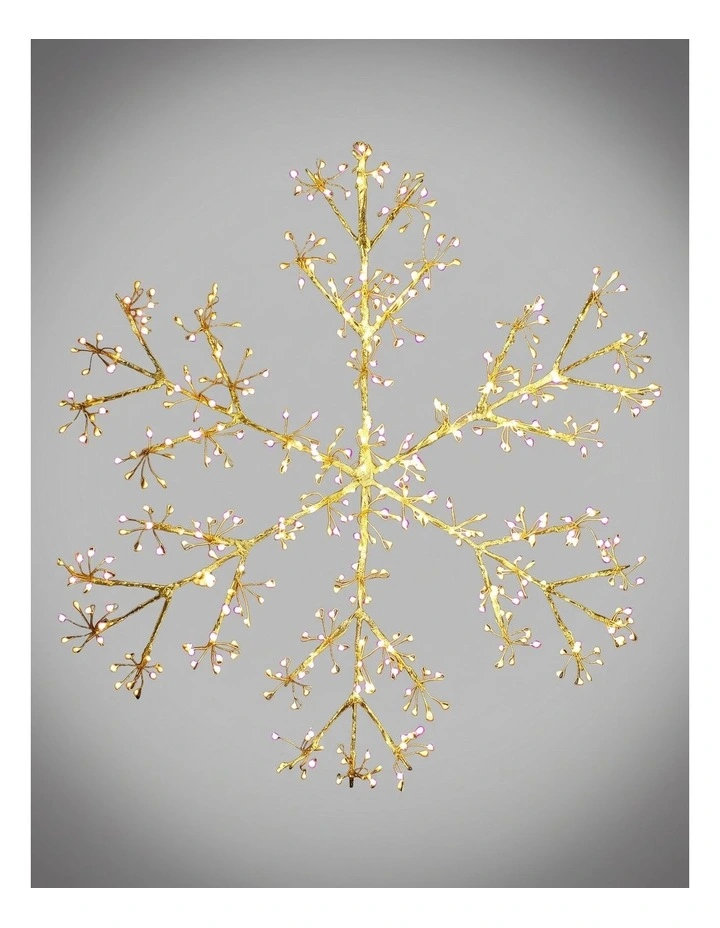 Starburst Snowflake Christmas Display Wall Light - Dual Colour image 1
