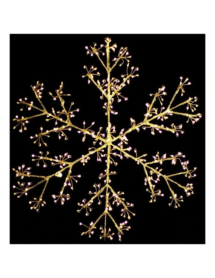 Starburst Snowflake Christmas Display Wall Light - Dual Colour image 4