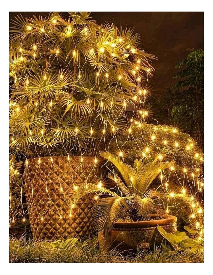 1600 LED Snowing Net Light - 3 Colour Options - Warm White image 2