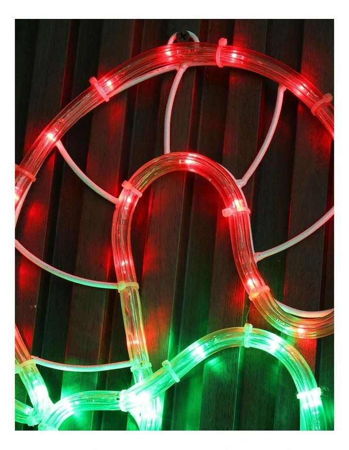 LED Candy Cane Rope Light Silhouette image 5
