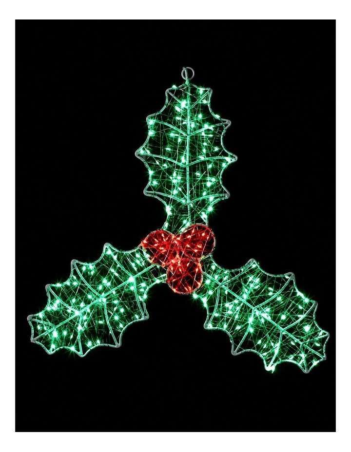 Outdoor Micr-LED Christmas Holly Berry Silhouette image 5