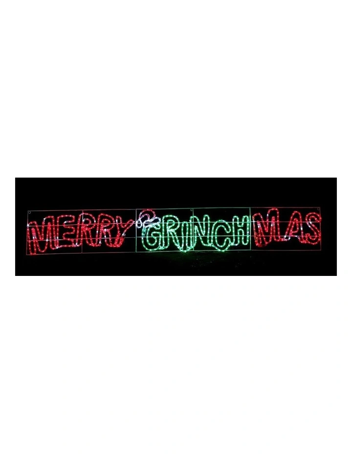 2M Merry Grinchmas Rope Light Silhouette image 4