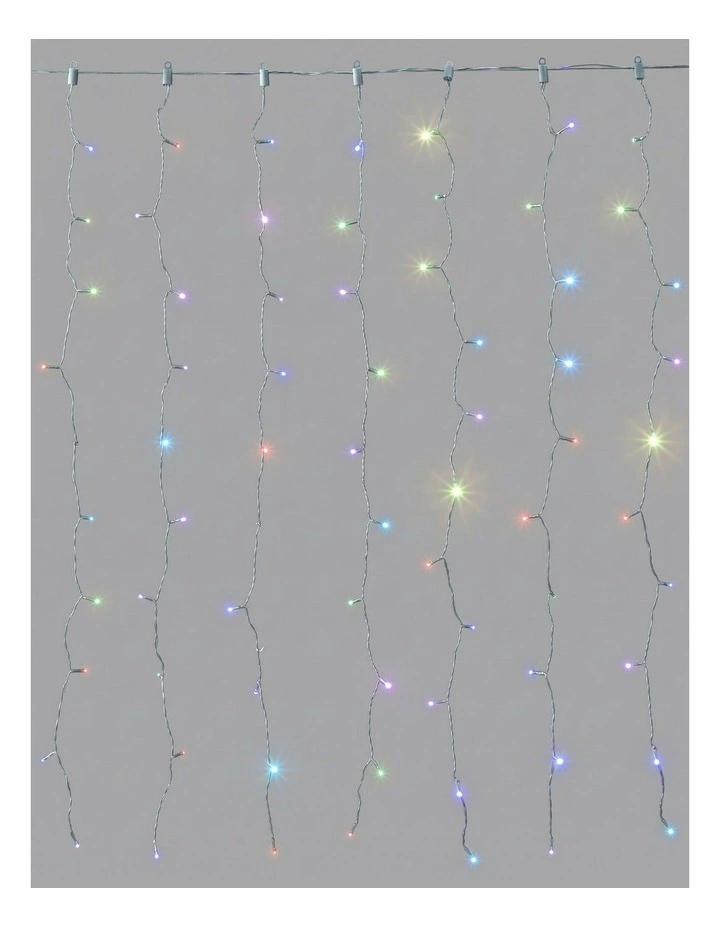 160 RGB Colour Changing Curtain Light image 1
