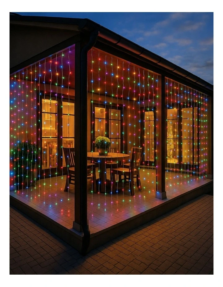 160 RGB Colour Changing Curtain Light image 2